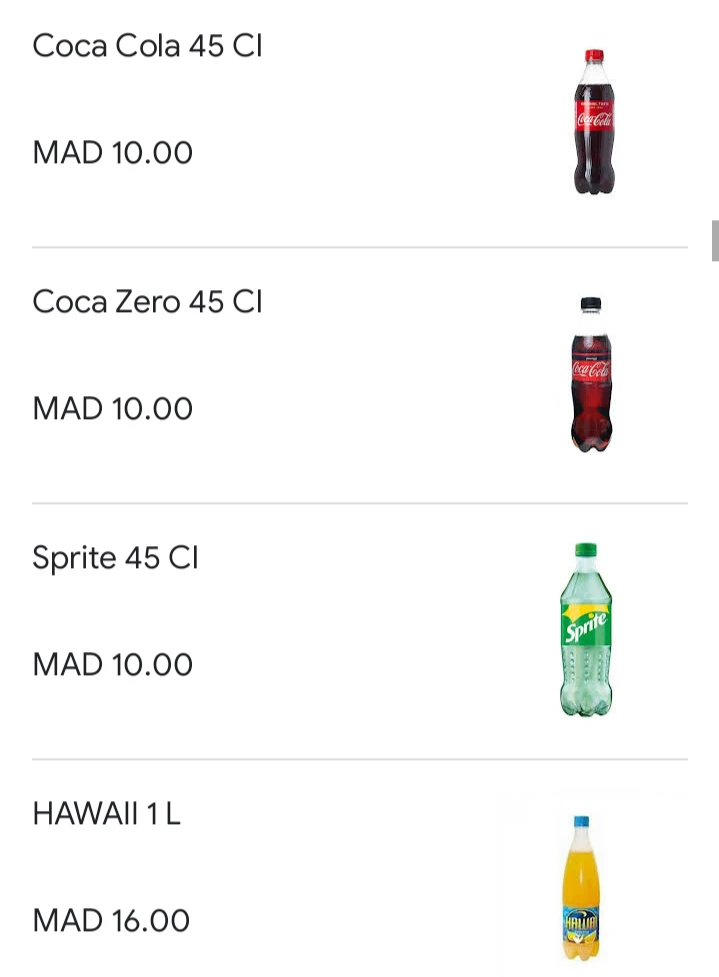 Menu Papa johns marrakech delivery