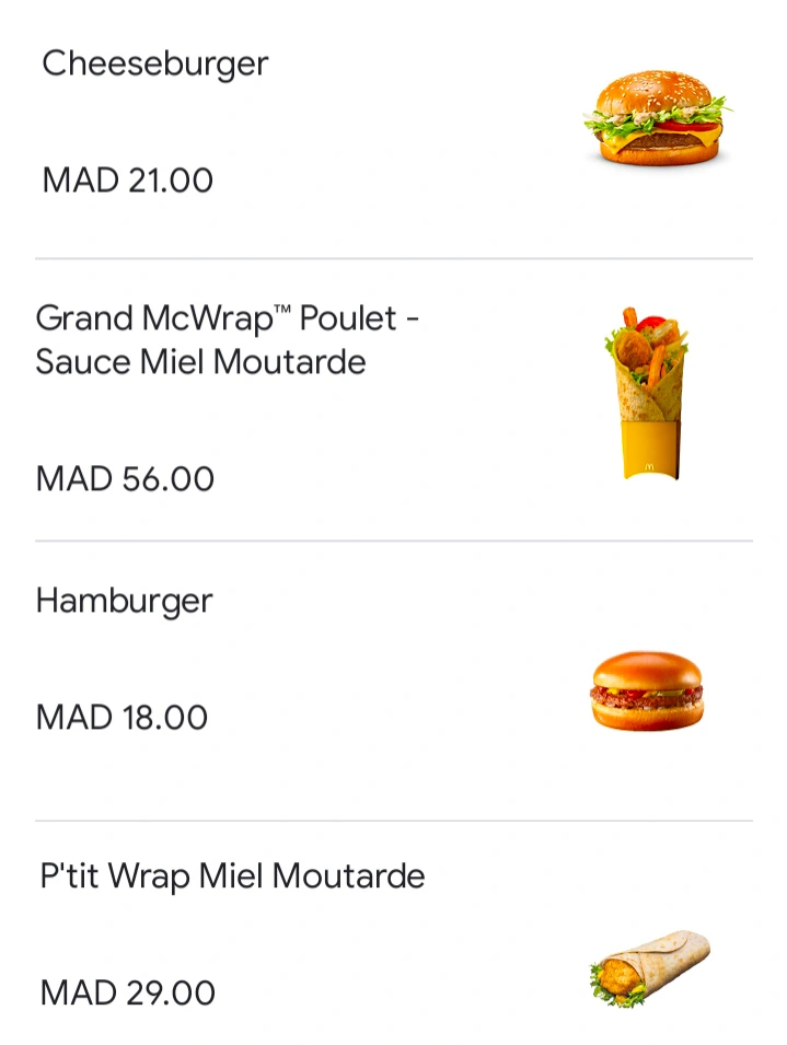McDonald's Order oline delivery