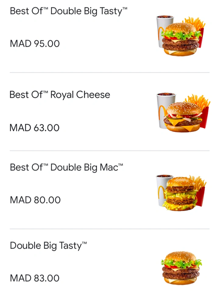 McDonald's Delivery Marrakech