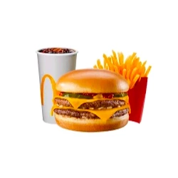 Menu Double Cheeseburger